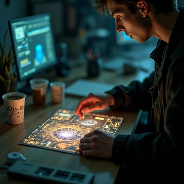 Transformer quantique hybride et génération de langage