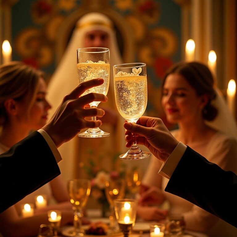 Toast de mariage traditionnel slave