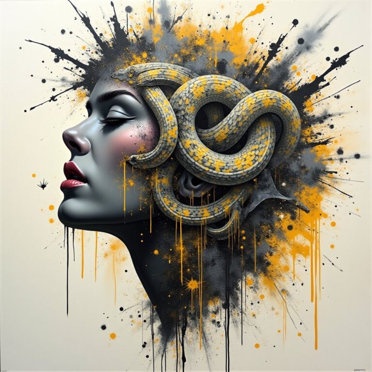 Les stratégies linguistiques dans l'intelligence artificielle Illustration symbolique de la manipulation linguistique et cognitive dans les systèmes d'IA