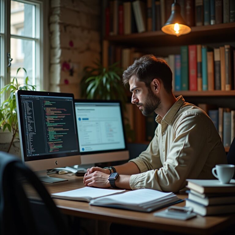 Illustration représentant un modèle d'intelligence artificielle en formation