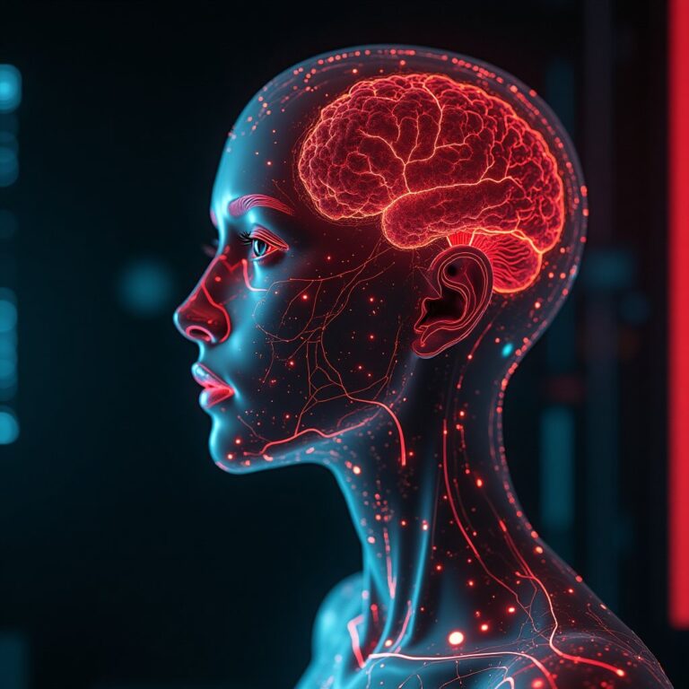 Professionnels de santé utilisant l'intelligence artificielle pour soutenir leur travail