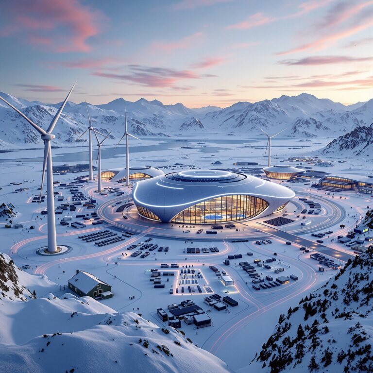 Image représentant un centre de données futuriste