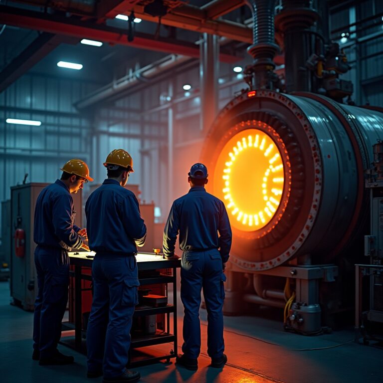 Illustration symbolique de fusion nucléaire et données numériques