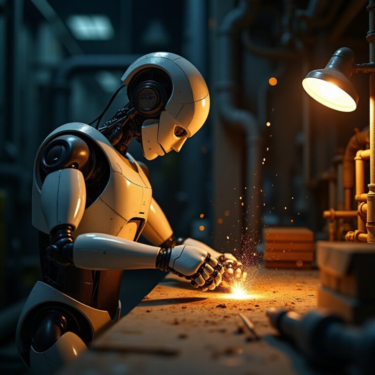 Robot intégré dans le workflow industriel