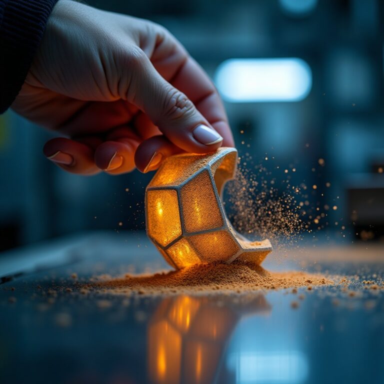 Exemple d'échangeur thermique créé par impression 3d