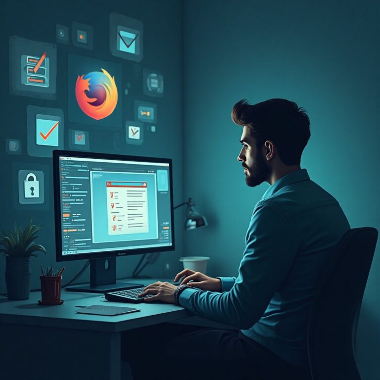Capture d'écran montrant l'alerte de mozilla sur la campagne de phishing