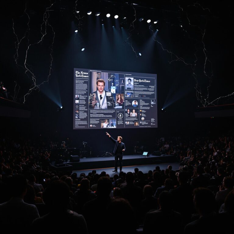 Sam Altman, PDG d’OpenAI, en confrontation avec The New York Times lors d’un événement électrique en juin 2025