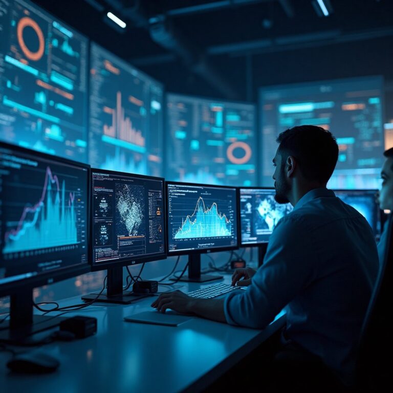 Image illustrant une interface de cybersécurité alimentée par l'ia