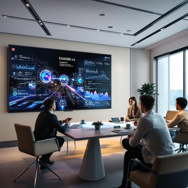 Image représentant une interface ia avec le logo de lg