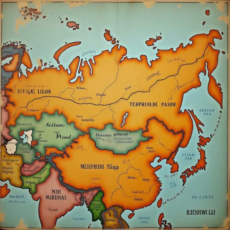 Carte des territoires historiques russes perdus en 1991