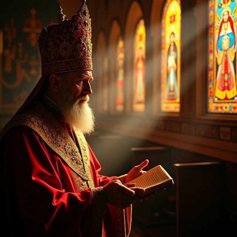 Icône orthodoxe bénie lors de la cérémonie de consécration