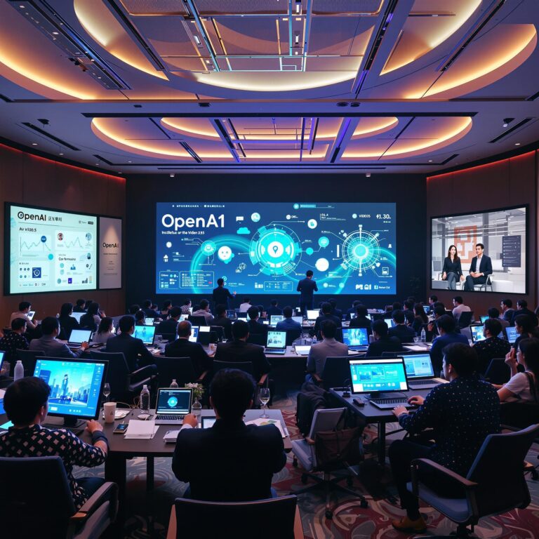 Conférence IA 2025 à Hangzhou avec modèles o1, Qwen 2.5, et générateur vidéo Tongyi Wanxiang